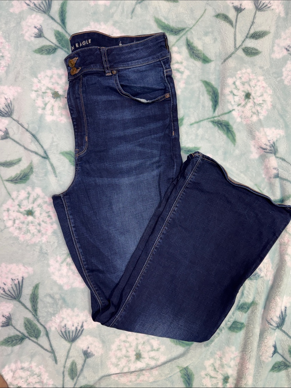 American Eagle Outfitters Dark Blue Bootcut Jeans